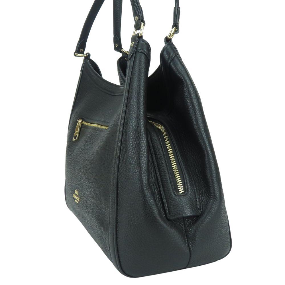 Gebrauchte COACH Tragetasche C6231 Leder Schwarz