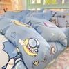 Skin-friendly Duvet Cover 100% Cotton Quilt Cover Single/Double/Queen/King Size Comforter Cover Dekbedovertrek (No Pillowcase)
