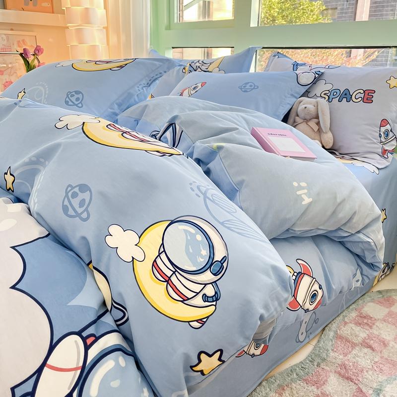 Skin-friendly Duvet Cover 100% Cotton Quilt Cover Single/Double/Queen/King Size Comforter Cover Dekbedovertrek (No Pillowcase)