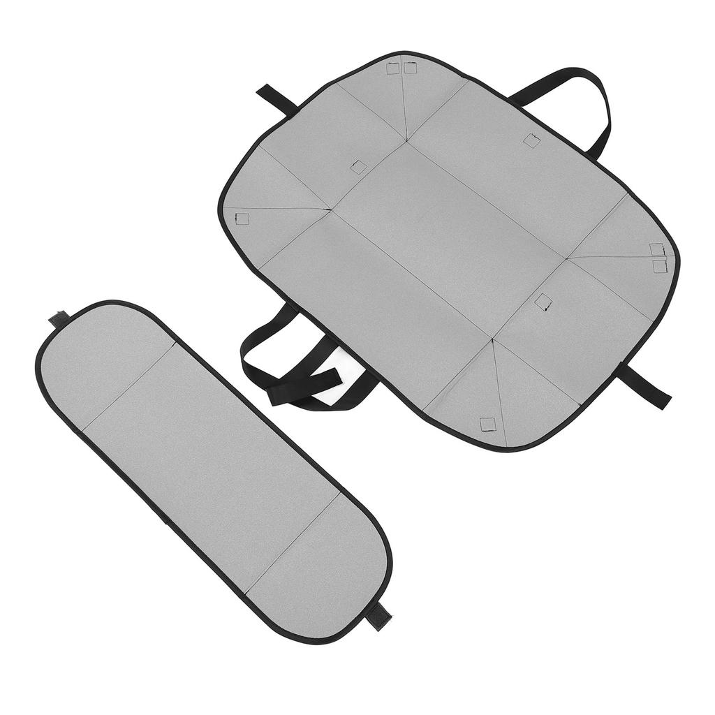 Faltbare Bügelmatte Baumwolle Hitzebeständig Rutschfest Dick Reisebügelunterlage für Tischplatte Arbeitsplatte