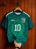 Retro Mexican Mayan Totem Football Jersey,Summer,Graphic,Streetwear,Version Short Sleeve Round Neck T-Shirt, Soccer