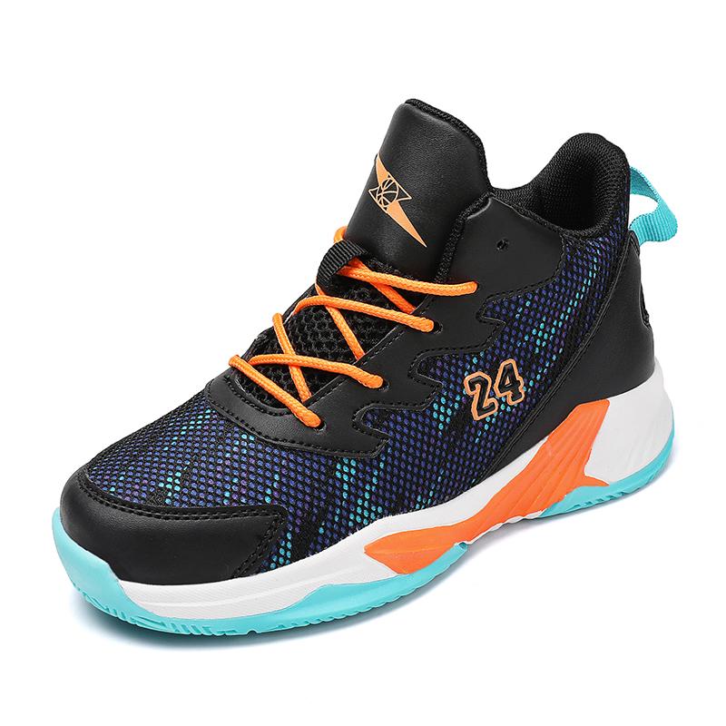 Boys' Wear-Resistant Basketball Training Shoes for Kids