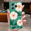 For Infinix Hot 40 Case Clear Silicone Luxury Aesthetic Butterfly Flower Soft TPU Back Cover Infinix X6836 X6837 Hot 40 Pro Case