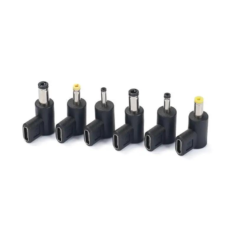 1Pcs Universal 5V TypeC To DC 3.5x1.35mm/5.5x2.1mm/5.5x2.5mm Male Jack Plug Charge Adapter Converter DC Power Connector