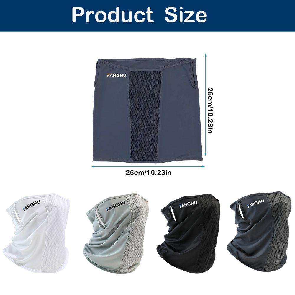 Breathable Ice Silk Mask Traceless Neck Wrap Cover High Quality Face Cover