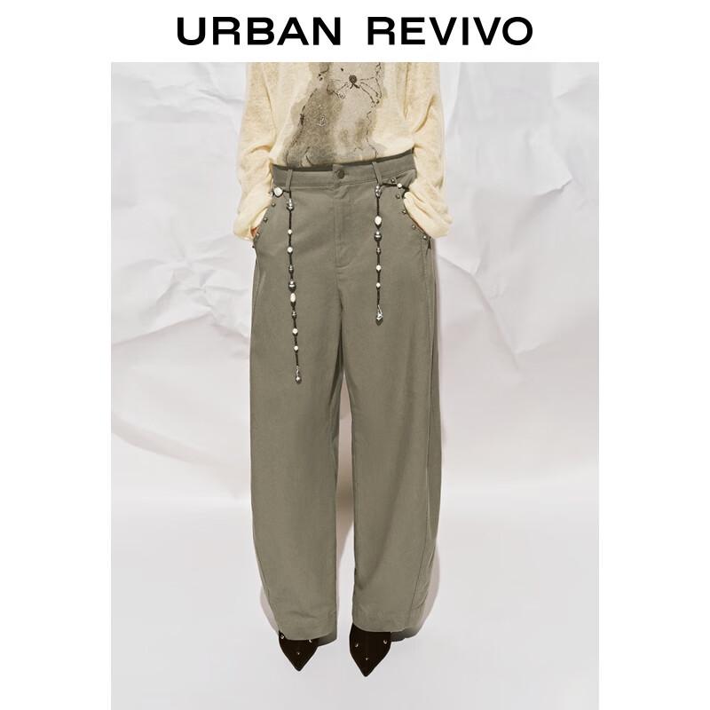 UR 2025 Autumn Riveted Tapered Cargo Pants