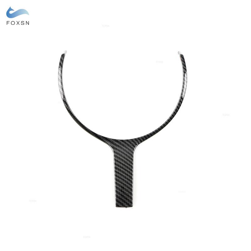 ABS Carbon Texture Car Interior Steering Wheel Cover Trim For BMW F Chassis F06 F10 F11 F12 F15 F16 F20 F21 F22 F23 F30 F32 F34