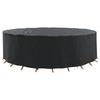 Furniture Cover Black 320 x 320 x 105 cm 210D Oxford Fabric
