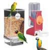 Parrot Feeder Cage Accessories - Automatic Bird Feeder Water Dispenser Set for Pet Bird Cage Supplies