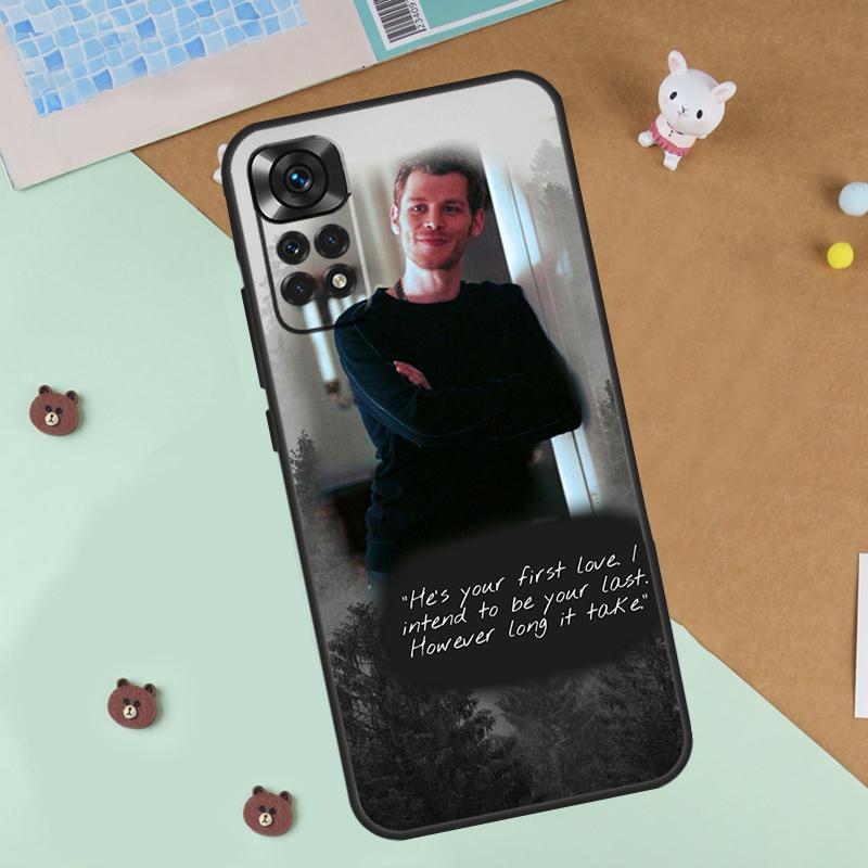 Klaus Mikaelson Vampire Diaries Case For Xiaomi Redmi Note 14 13 12 9 10 11 Pro 10S 11S 12S Cover For Redmi 13C 10C 12C 14C