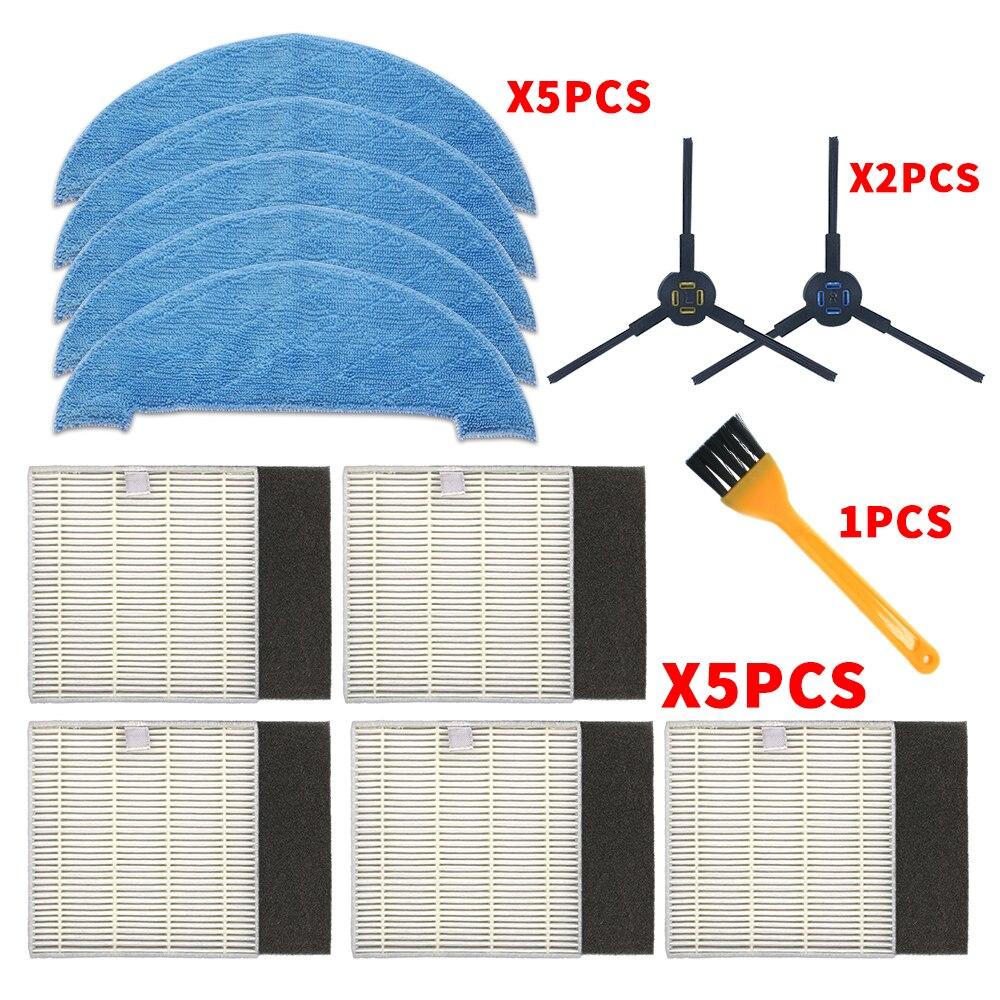 Robot Vacuum Cleaner HEPA Filter Side Brush Mop for Ilife V8 V8s X750 A7 X800 X785 V80 Robotic Vacuum Cleaner Parts Accessories