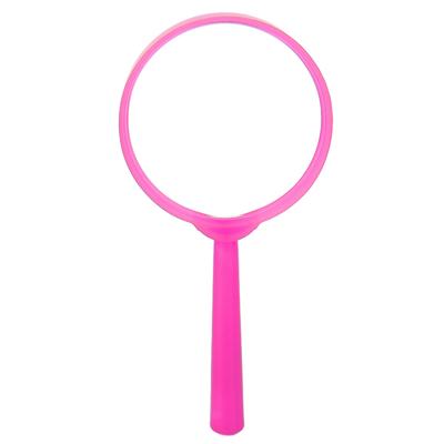 Mini Handheld Magnifier with Plastic Handle Portable Reading Magnifying Loupe for Students