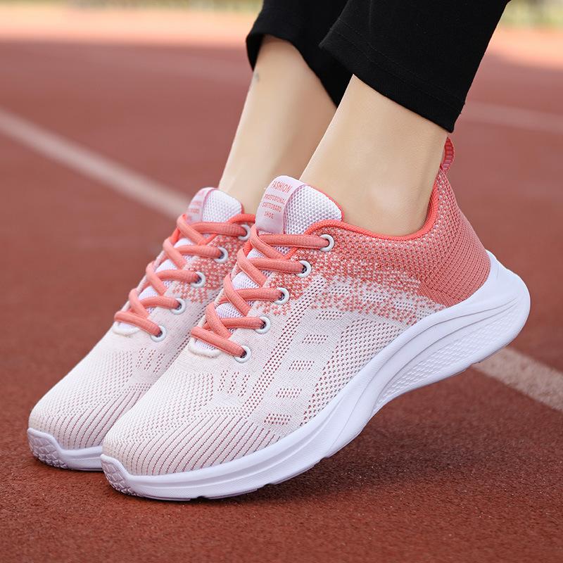 Neue Sportschuhe Frühling und Herbst Mesh atmungsaktiv leicht weiche Sohle super weich täglicher Freizeit-Pendel-Laufschuh