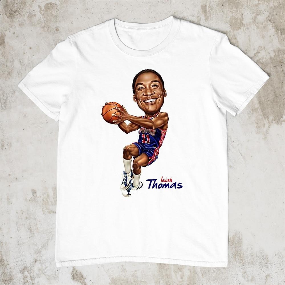 

Isiah Thomas Caricature Men T-shirt White Unisex All Sizes JJ3377 Unisex T-Shirt XXL