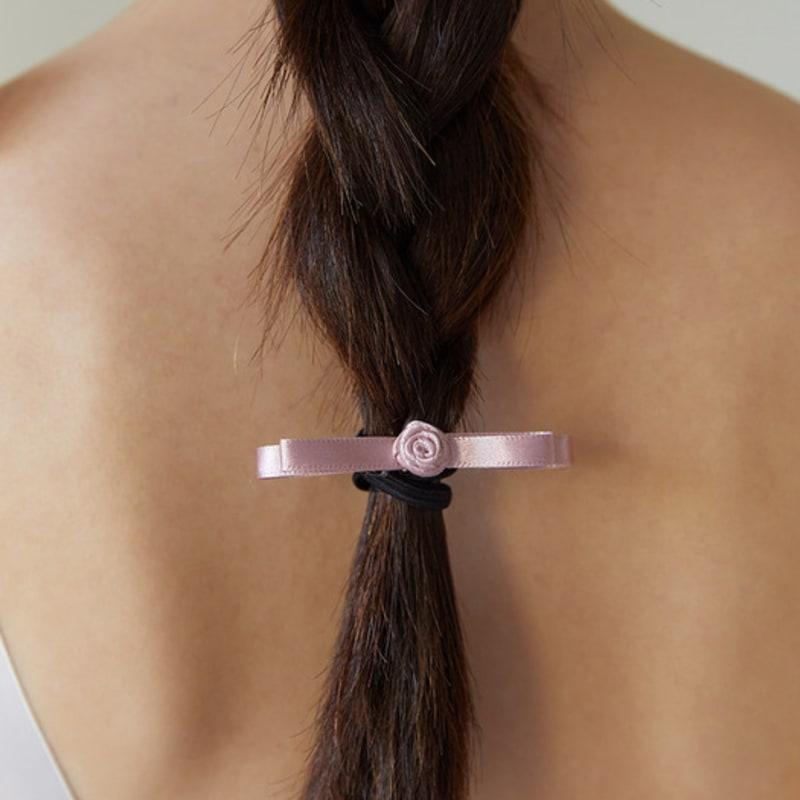 Tatiana Rosette Ribbon Hair String HB2238
