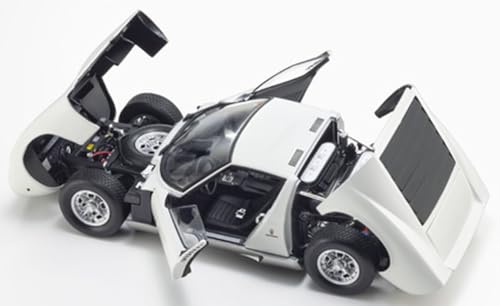 Kyosho Original 1/18 Scale Lamborghini Miura P400 (White) Finished Product KS08314W