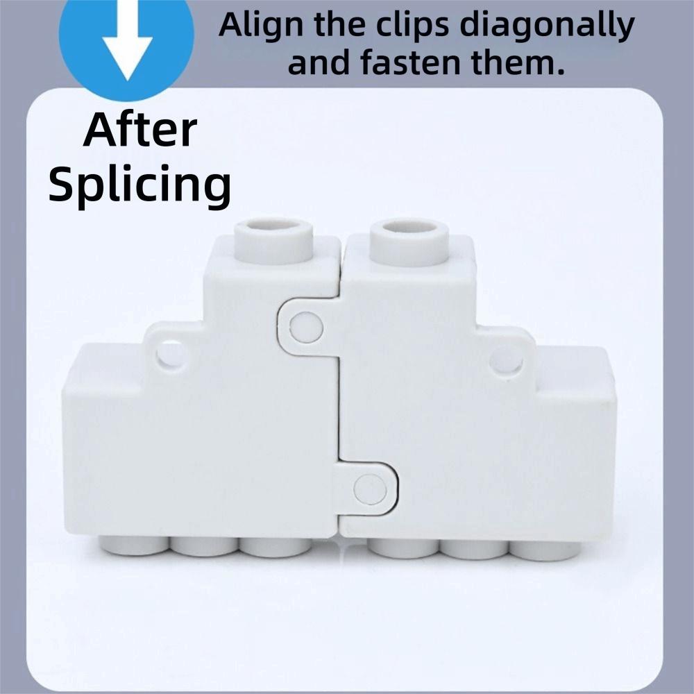 New Spliceable High Power Splitter Conductor Brass Universal Quick Terminal Block Fast Connector Electrical