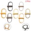 2X Adjustable Metal Buckle Clip Handbag Chain Strap Length Shorten Bag Accessory