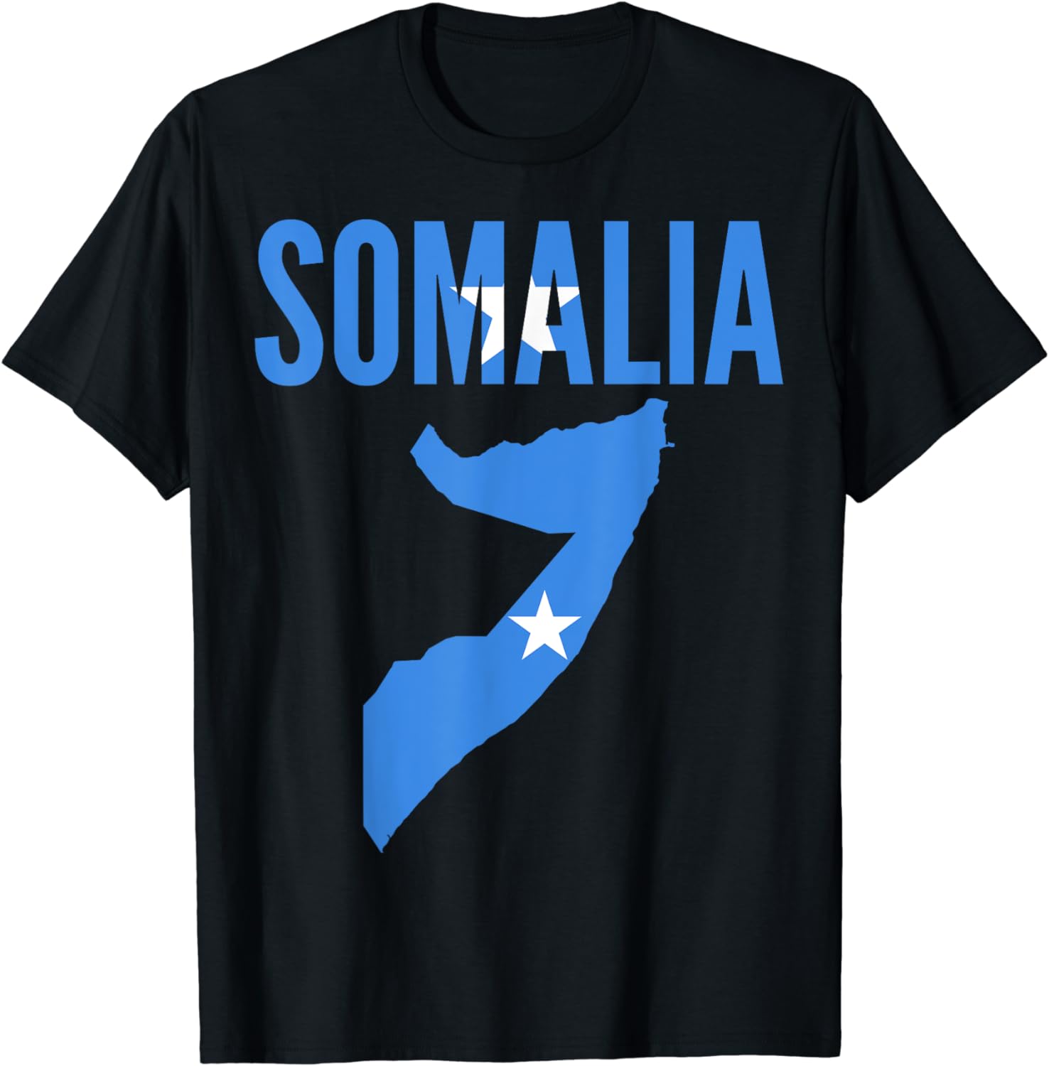 

Somali Somalia Country Map Flag T-Shirt Unisex Easy To Wear and Match Lightweight Men T Shirt 4XL
