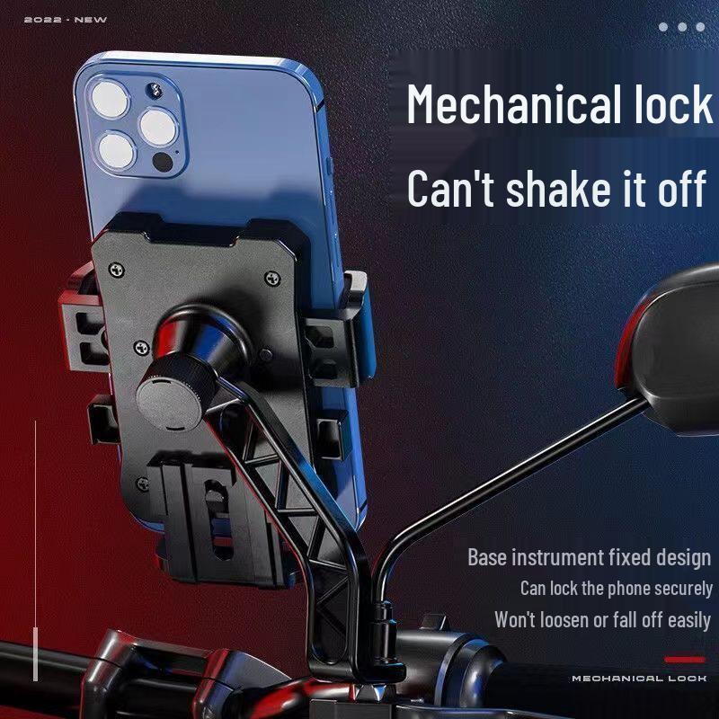 Universal Phone Holder for Motorcycle, Bicycle, Electric Vehicle, and Car