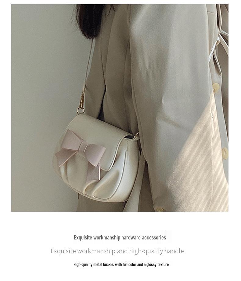 New Sweet Women's Versatile Cloud Bag: Crossbody, Shoulder, or Underarm - Stylish, Casual Summer Small Square Bag.