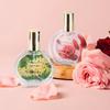 50ml Natural Fragrance Perfume for Women, Long Lasting Floral Fruity Scent, Transparent Round Bottle with Golden Cap Romantic Gift, Ideal for