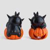 Jacks O Lanterns Light up Halloween Pumpkin Decors Halloween Party Decorations with LED Light for Desk Table Decors
