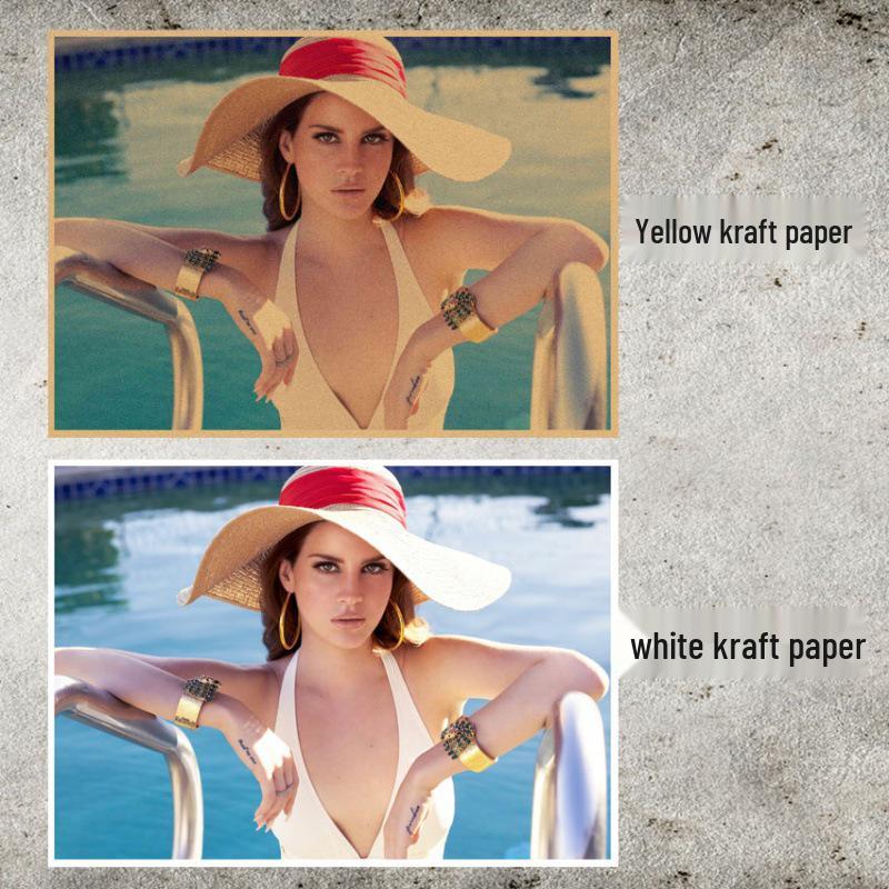 Lana Del Rey Retro Music Star Wall Poster