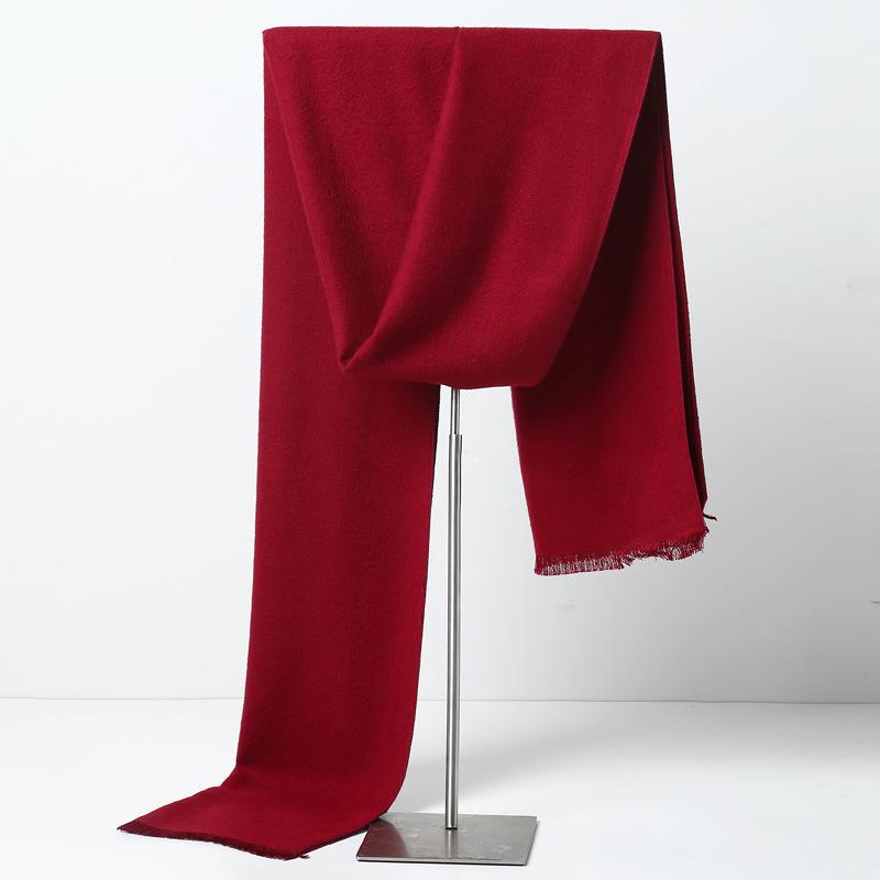 Men's Winter Plaid Imitation Cashmere Scarf - Warm, Casual Accessory