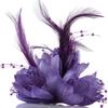 Fashion Flower Feather Bead Corsage Hairband Pin Wedding Headwear Decor Gift