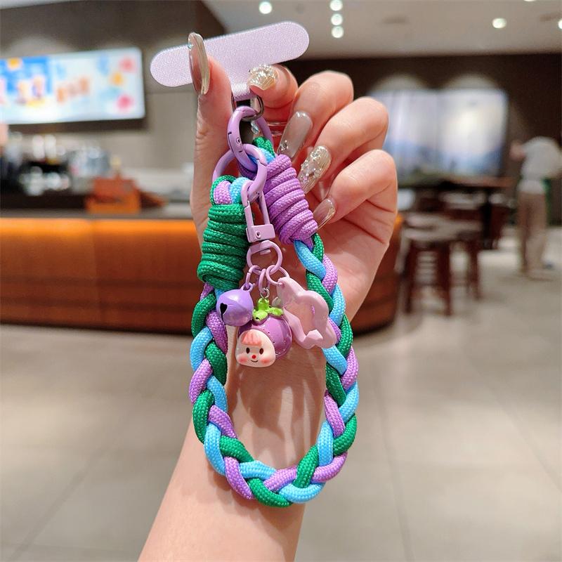 Mobile Phone Fruit Lanyard Hanging Decoration Can Be Carried Twist Rope Anti-loss Pendant Fashion Strong Wrist Short Straps