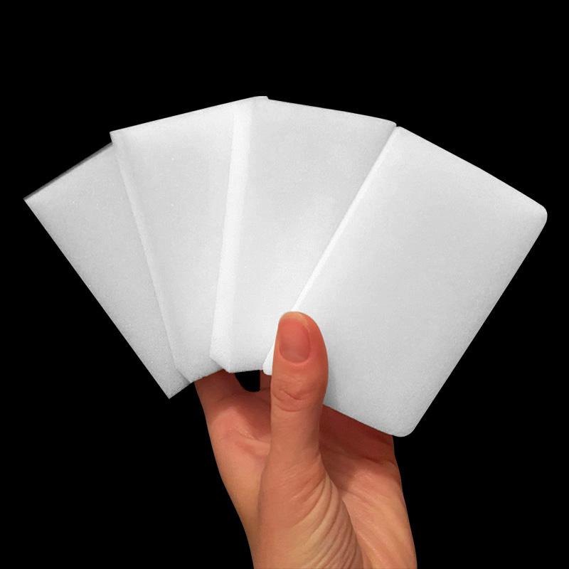 Magisk Svampviskelær 100x60x10MM Melaminsvamp Vaskebørste Verktøy Baderom Kjøkken Rengjøringsmiddel Oppvask Rengjøringssvamper