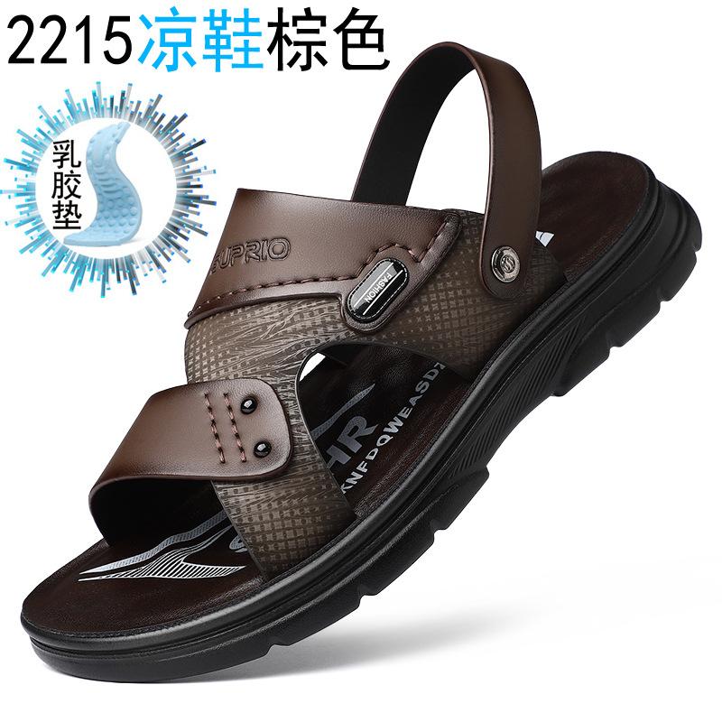 

Trend sandals men s 2025 summer new microfiber casual beach shoes men s soft soles wear dual-purpose cool slippers 38