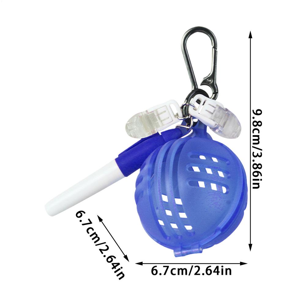 

Golf Ball Line Marker Tool 360 Degrees Magnetic Portable Alignment Ball Marker For Training Course Sport Game Outdoor синій