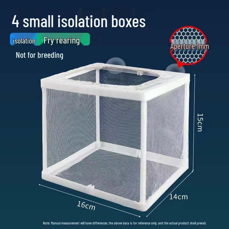 Bettafisch Isolations- und Zuchtbox: Schwimmendes Schutz-Aquarium für kleine Fische und Guppy-Jungfische