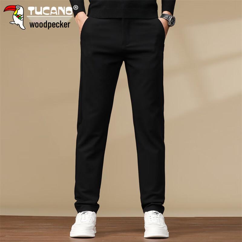 Tucano Men's Relaxed Fit Straight Leg Business Casual Pants
