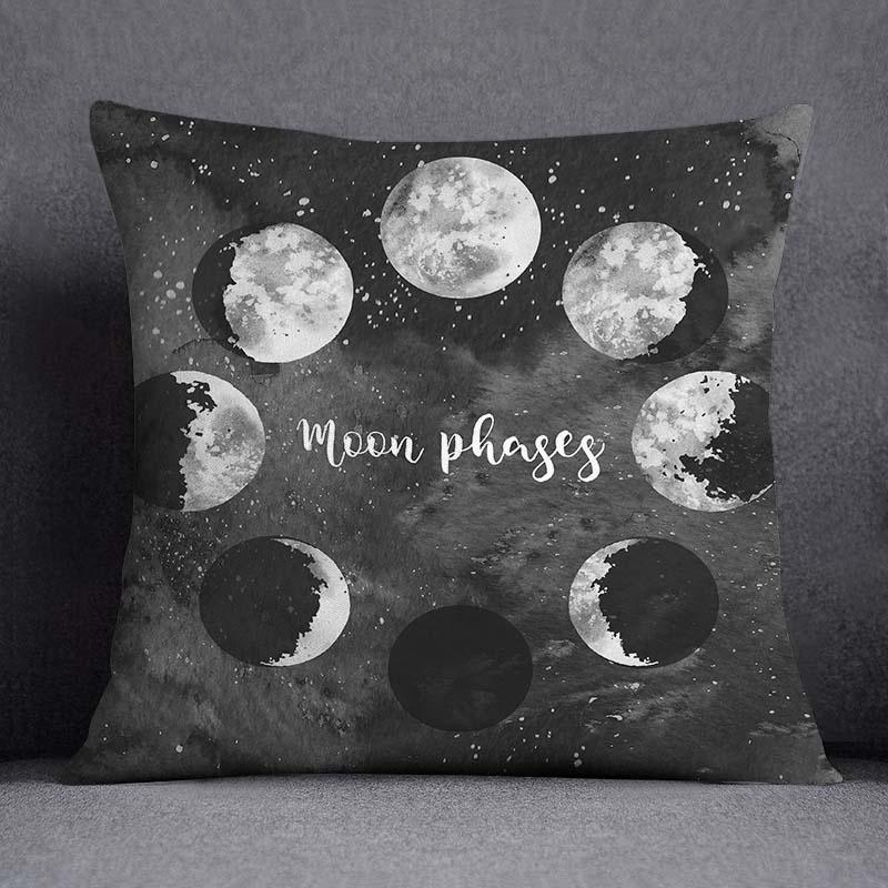 Astronaut Collection Pattern Decorative Pillowcase, Square Pillowcase, Home Office Decor