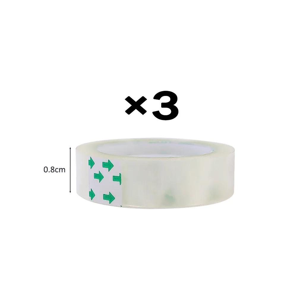 1-10 Rolls See Through Tape Refills Clear Tape Refills for Dispenser Invisible Tapes for Office Home School Supplies 18/12/8mm