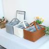 Felt Baby Diaper Caddy Organizer Bag Baby Diaper Bag Baby Shower Gift Nursery Storage Basket