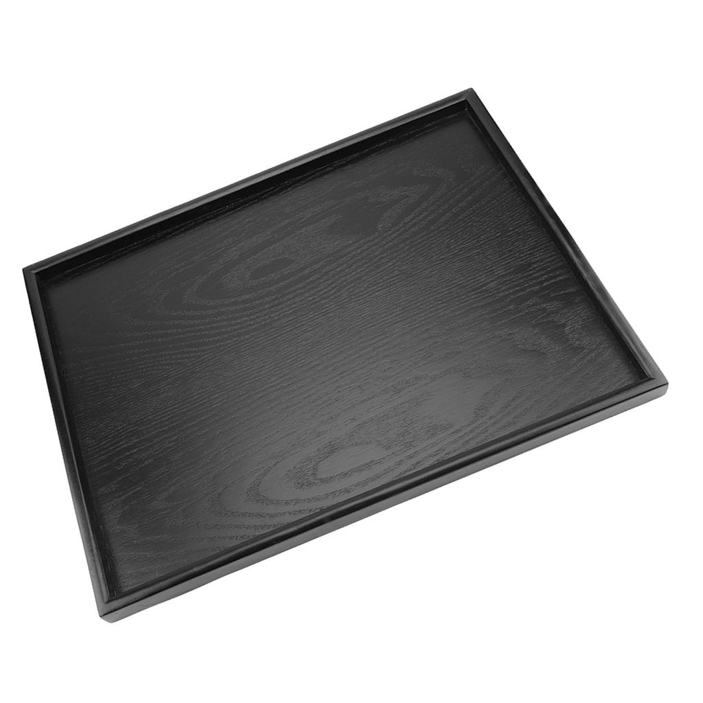 Rectangle Shape   Wood Tea Coffee Snack Food Meals Serving Tray Plate Trays 40 x 30 cm
