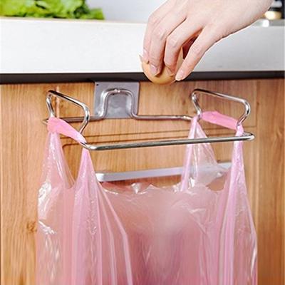 Soporte Para Almacenamiento Rack Colgante De Armario Puerta 2Pcs Cocina Rack bolsa de basura