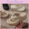 Eva Platform Flip Flops For Women With Thick Sole And Nonslip Design For Summer Casual Wear