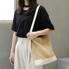 Female Vacati Beach Grass Woven Handbag Lady Leisure Splicing Independent Inner Package Shoulder Bag Women Woven Crossbody Bag