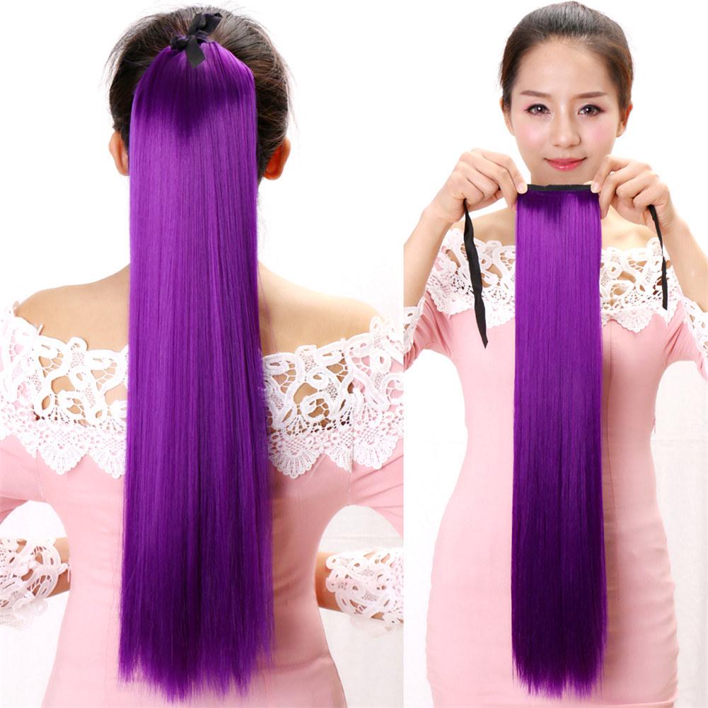 Завяжите зажим для хвоста Bingding в наращивании волос Синтетический ...