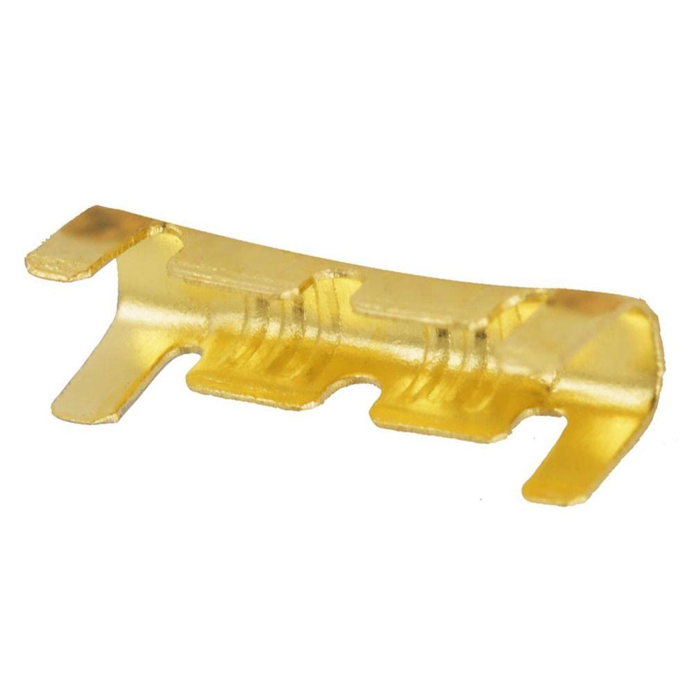 100 PCS Non-Insulated Crimp Terminals Brass Wire Connector U-Shaped Terminal  Electricity