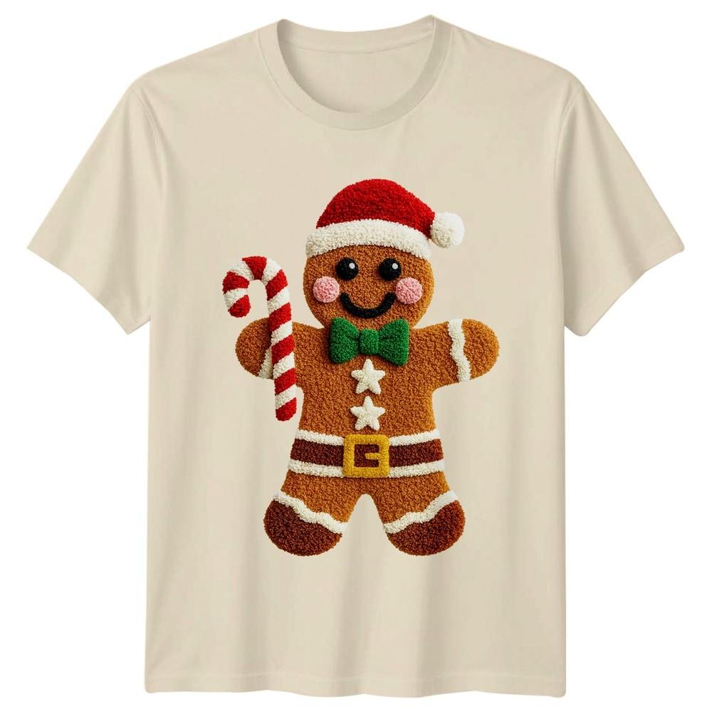 Gingerbread Unisex Christmas Holiday Unisexs TShirt Unisexs Tee Graphic Top
