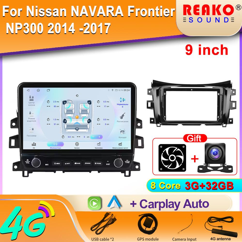 Android Für Nissan NAVARA Frontier NP300 2014 -2017 Autoradio Carplay Navigation GPS Stereo Auto Bildschirm Bluetooth Multimedia Player