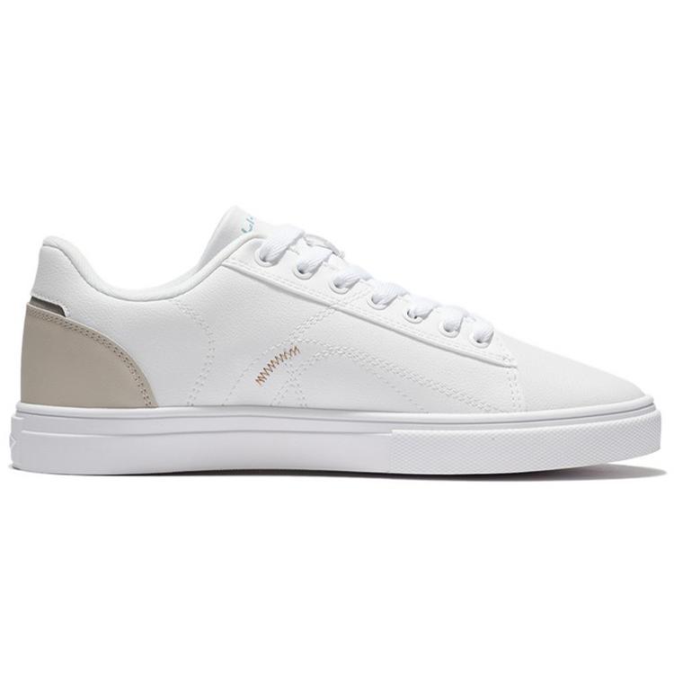 New LiNing Low Top Skateboard Shoes Women's White Gray AGCR480-8