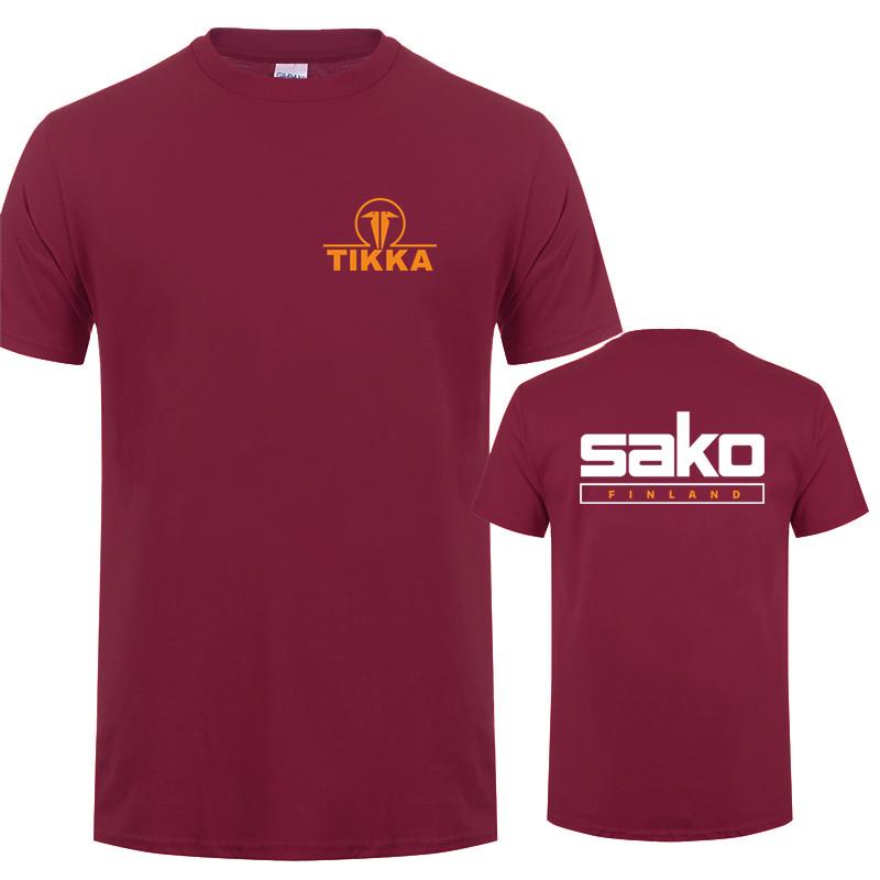 Tikka By Sako Finnland Schusswaffen T-Shirts Tees Lässige Kurzarm Baumwolle Unisex T-Shirt Lh252