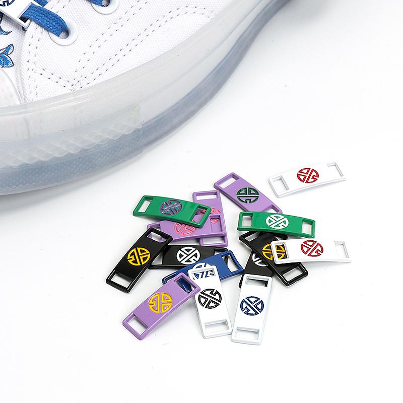 2PCS/Pair New AF1 Shoelaces Metal Buckle Sneakers Shoelace Decorations Shoe Charms Sports Metal Kits Shoes Accessories Luxurious